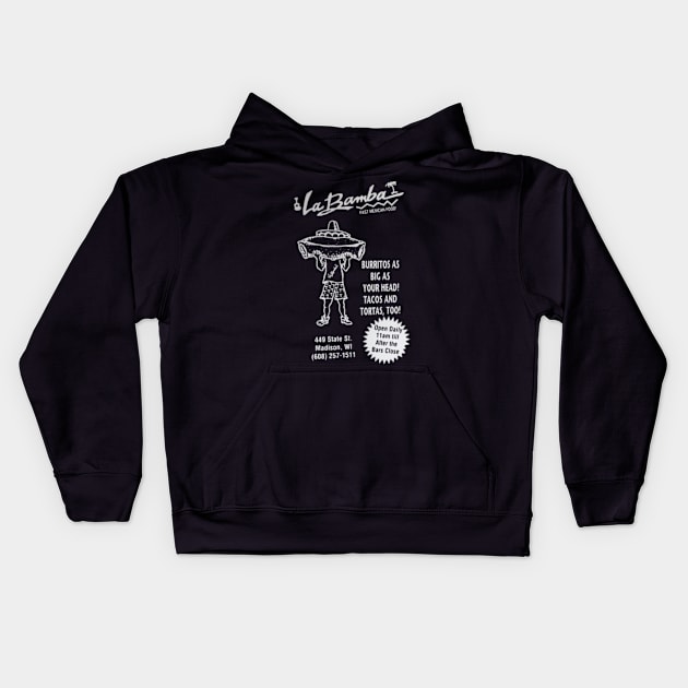 La Bamba - Madison, WI Kids Hoodie by jordan5L